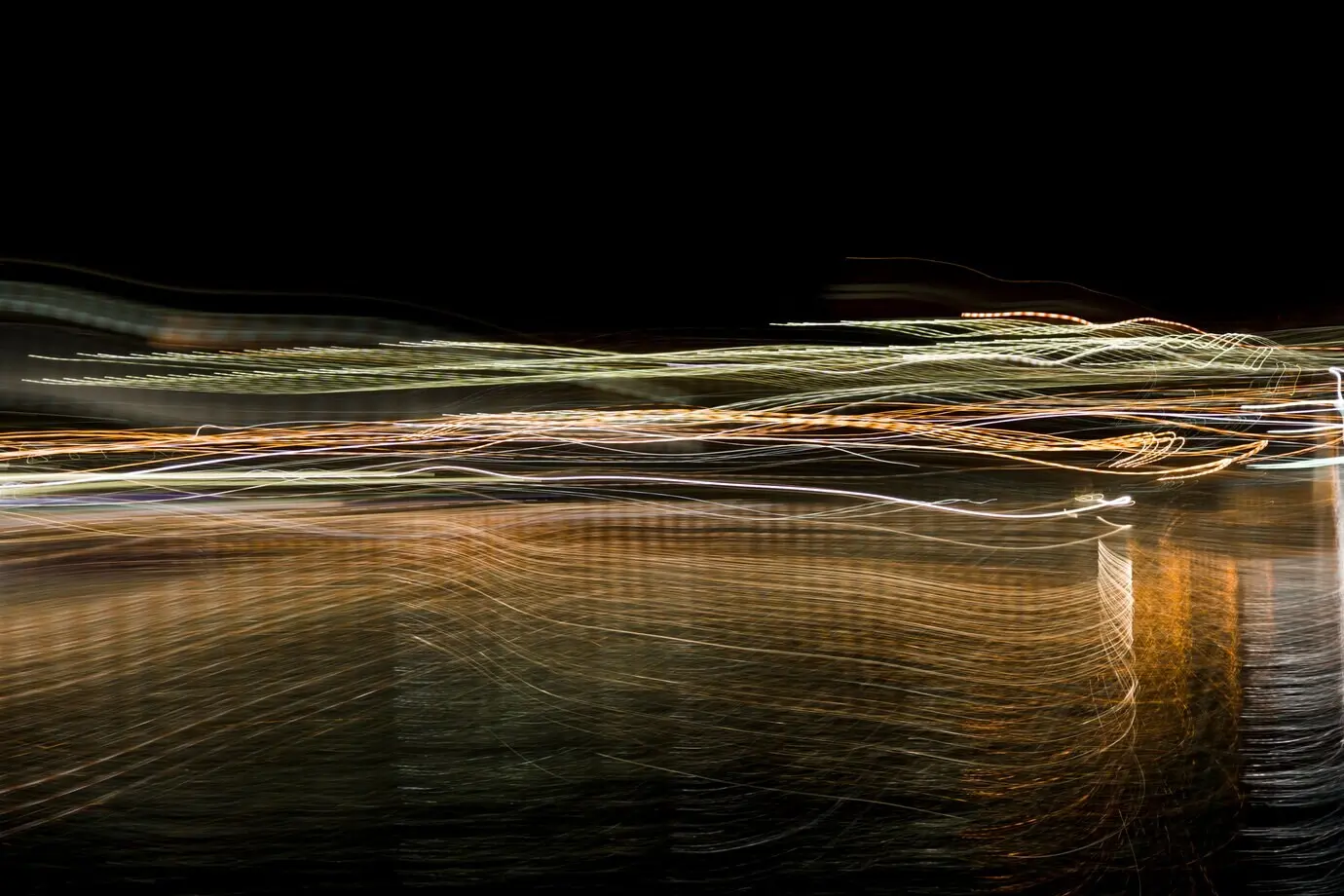 Размытые ночные огни